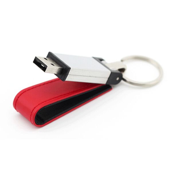 Leather USB Keychain - Image 4