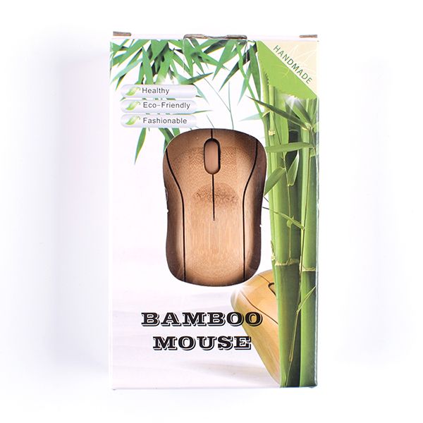 Eco-Friendly Bamboo Wireless Mouse - Image 5