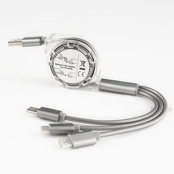 3-in-1 Retractable Charging Cable - Image 5