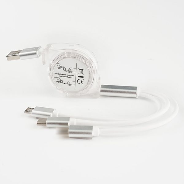 3-in-1 Retractable Charging Cable - Image 8