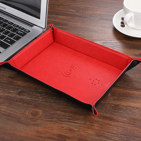 Wireless Charging Mouse Pad with Storage Tray - Image 2