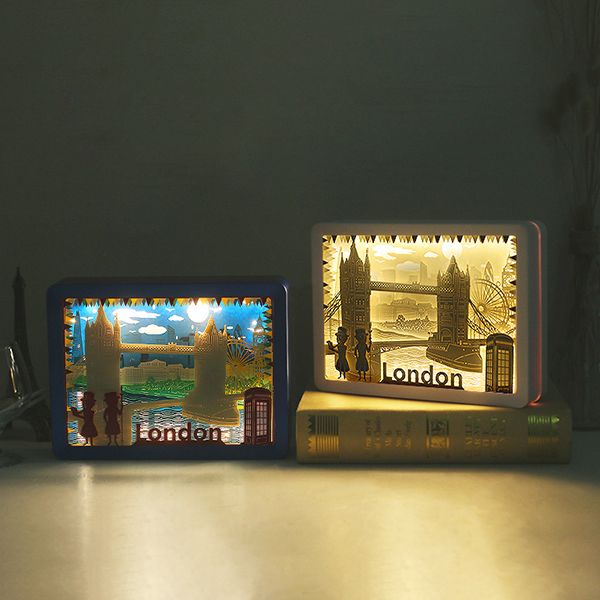 3D Shadow Paper Sculpture Lamp - Image 5