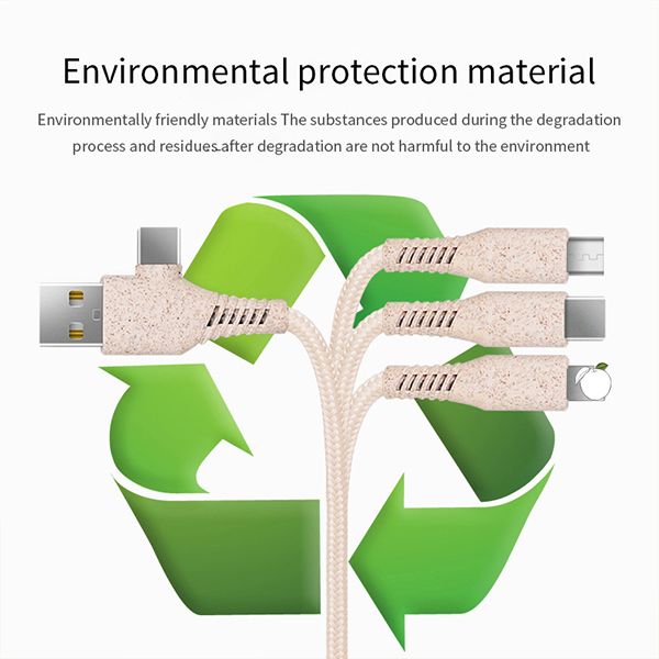 Eco Wheat 4-in-1 Charging Cable - Image 3