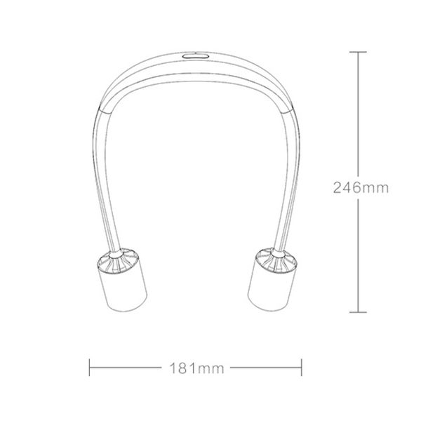 Fashionable Neck Fan - Image 9