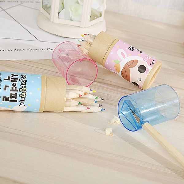 Wooden Colored HB Pencils Gift Set - Image 4