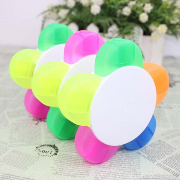 5-Color Flower Highlighters - Image 3
