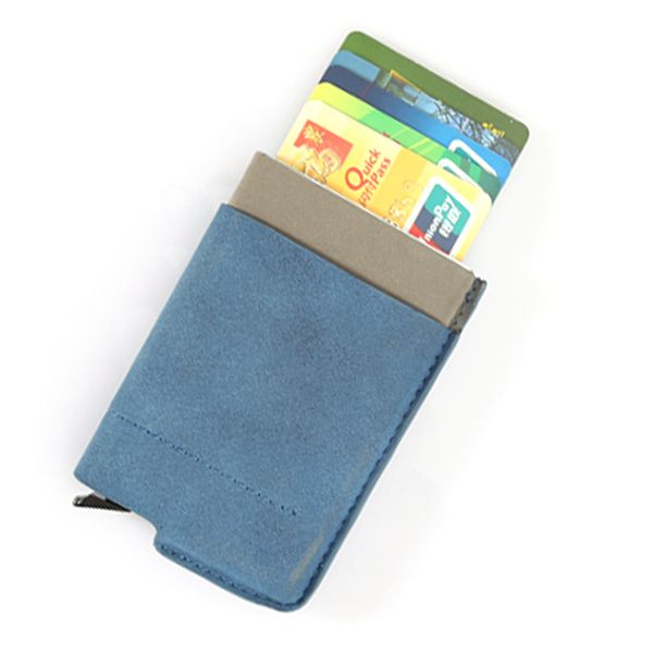 Suede RFID Card Holder - Image 2