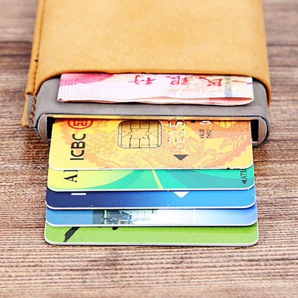 Suede RFID Card Holder - Image 6