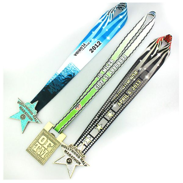 Custom-Shaped Medal with Lanyard - Image 3