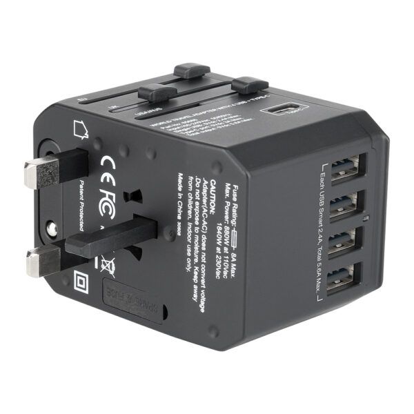 Verbatim 5 Port 5.6A Universal Travel Adapter - Image 10