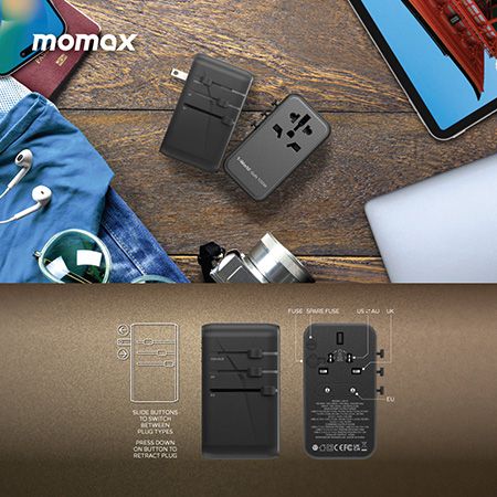Momax 100WPD quick charge universal adapter - Image 4