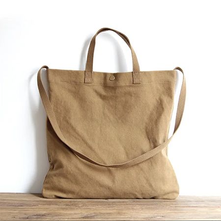 Solid Color Canvas Tote - Image 3