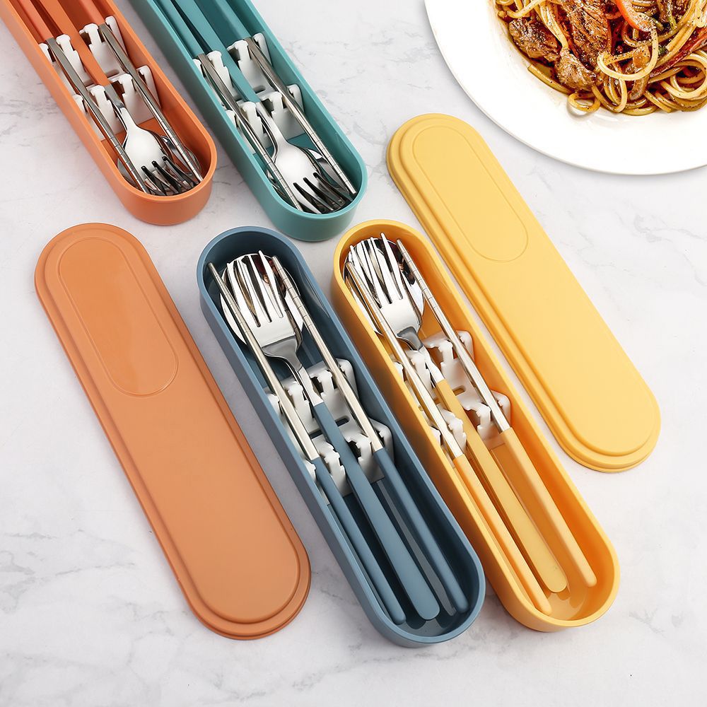 Korean Stainless Steel Portable Utensil Set - Image 2
