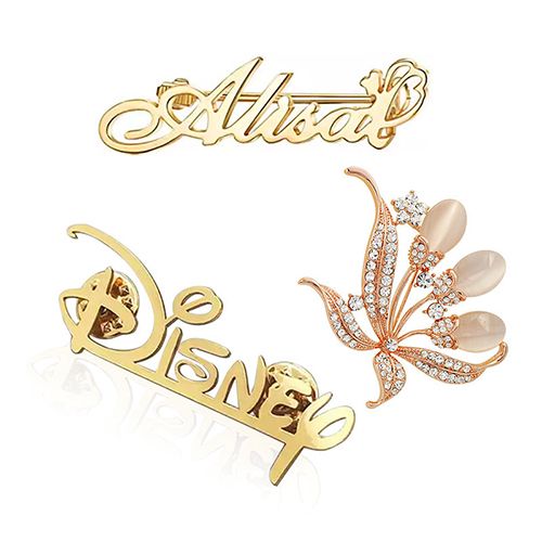 Plated Metal Lapel Pin - Image 2