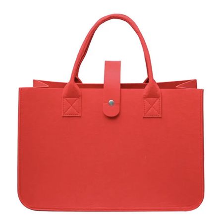 Large Capacity Felt Tote Bag - Image 3