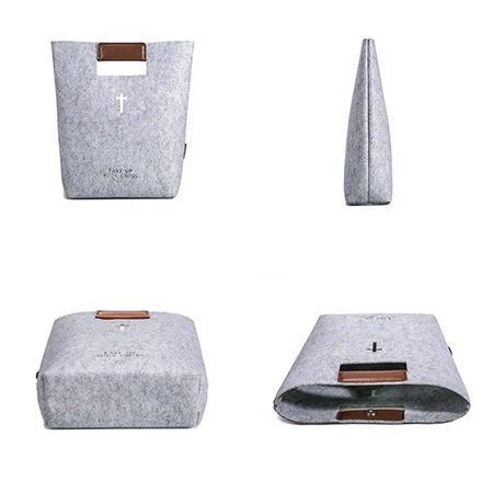 Felt Tote Bag - Image 3
