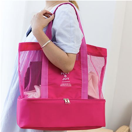 Layered Mesh Tote Bag - Image 7