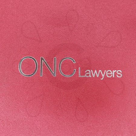 Silver Foil Printed Paper Bag-ONC Lawyers - Image 2