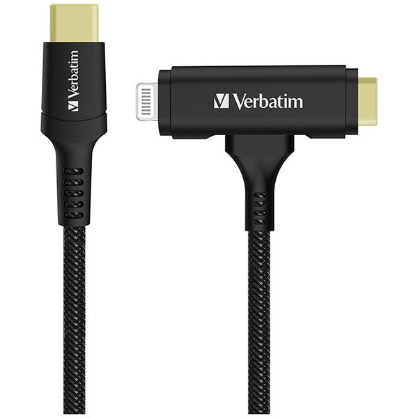 Verbatim - USB-C & Lightning 2-in-1 Cable (120cm) - Image 2