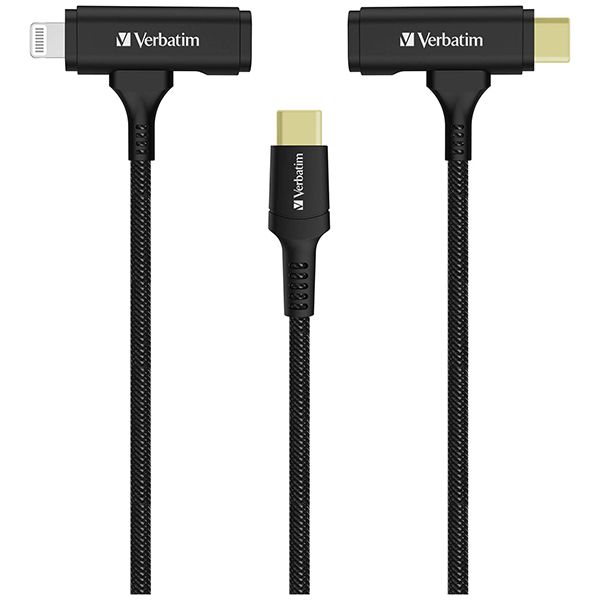Verbatim - USB-C & Lightning 2-in-1 Cable (120cm) - Image 3
