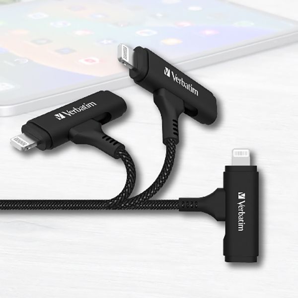 Verbatim - USB-C & Lightning 2-in-1 Cable (120cm) - Image 10