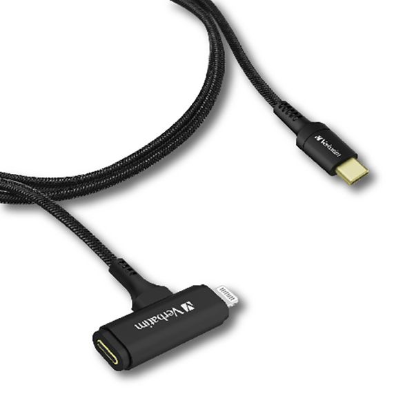 Verbatim - USB-C & Lightning 2-in-1 Cable (120cm) - Image 11