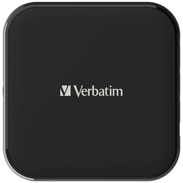 Verbatim - 4 Port 150W PD & QC 3.0 GaN Charger(with AC Power Cord & Stand) - Image 5