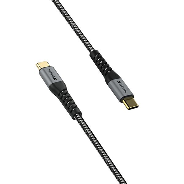 Verbatim - Sync & Charge Tough Max Type C to Type C Cable 120cm - Image 2