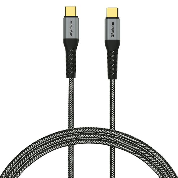 Verbatim - Sync & Charge Tough Max Type C to Type C Cable 120cm - Image 3