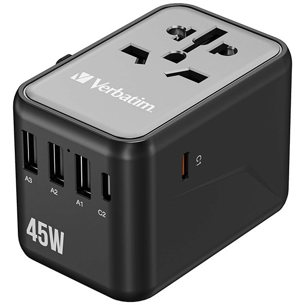 Verbatim - 5 Port 45W Universal Travel Adapter(UTA-08) - Image 2