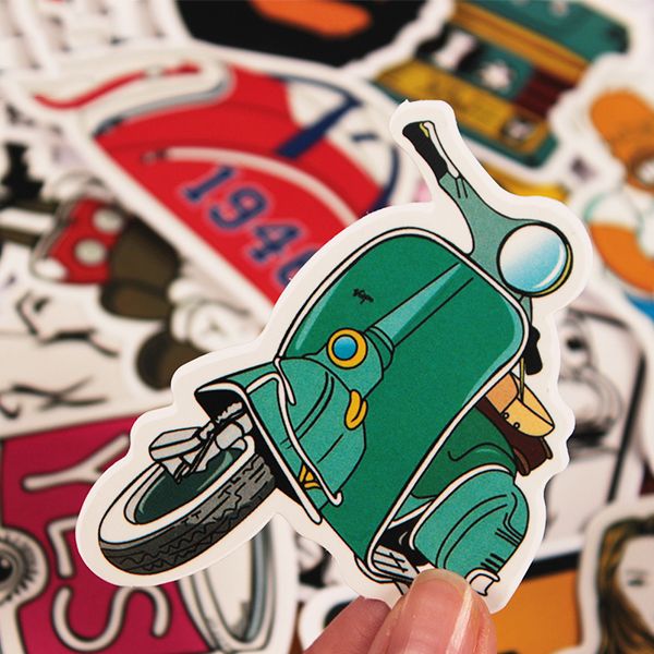 Custom Shaped Color Stickers - Image 3