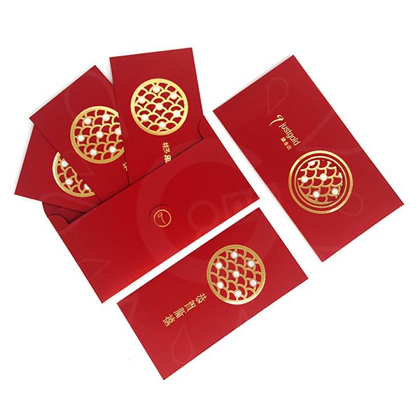 Hollow Hot Stamped Red Packet-JustGold - Image 2
