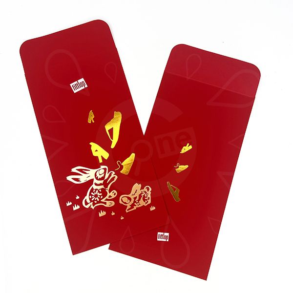 Embossed Gold Foil Red Packet – Fitflop - Image 3