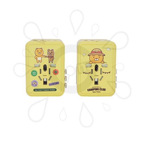 Licensed Character GaN Universal Travel Adapter-Kakao Friends - Image 3