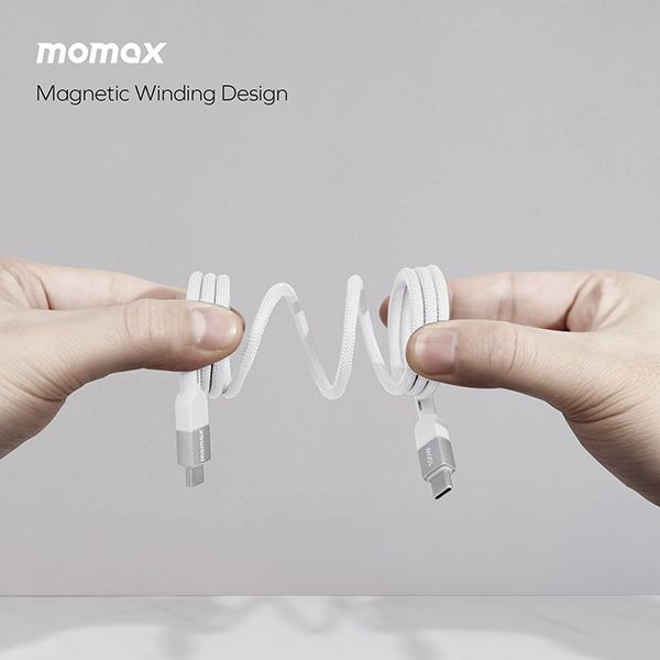 Momax Mag.Link | Magnetic Cable USB-C to USB-C 100W USB2.0 - Image 3