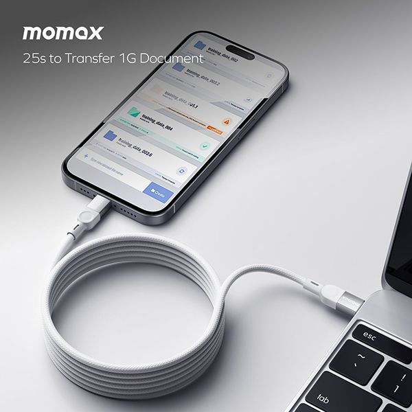Momax Mag.Link | Magnetic Cable USB-C to USB-C 100W USB2.0 - Image 5