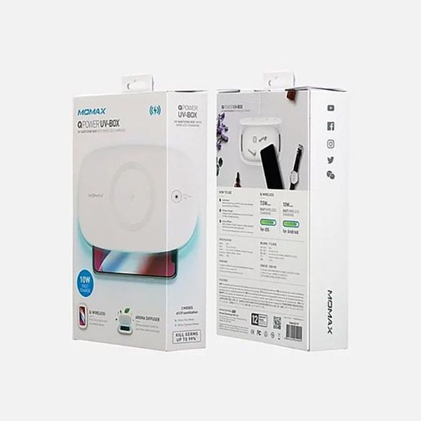 Momax - Wireless Charging UV Sterilization Box - Image 9