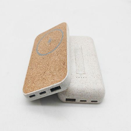 Eco Cork Wheat Power Bank - Image 4