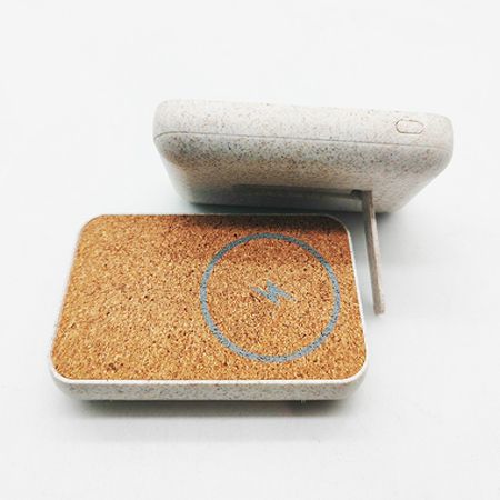 Eco Cork Wheat Power Bank - Image 6