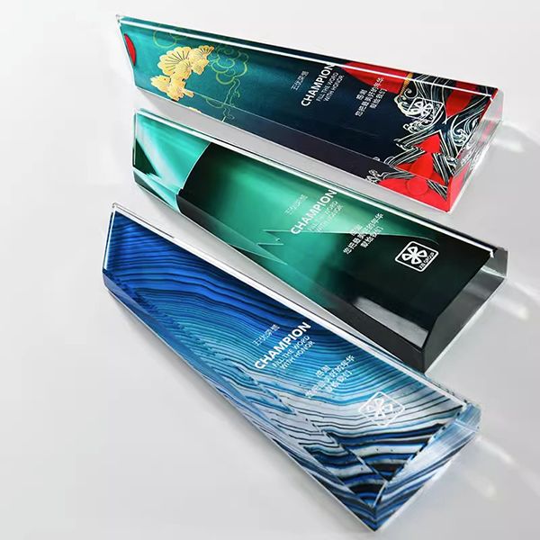 Color Printed Crystal Award - Image 2