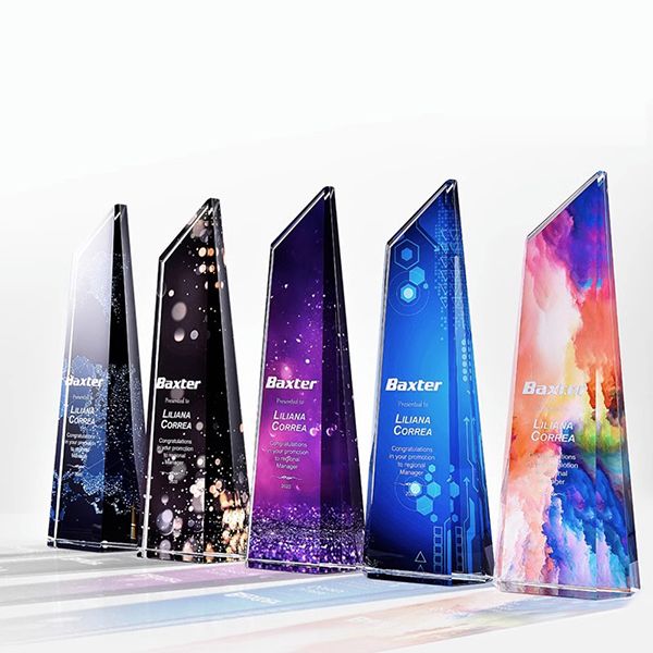 Color Printed Crystal Award - Image 3