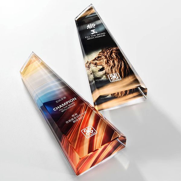 Color Printed Crystal Award - Image 4