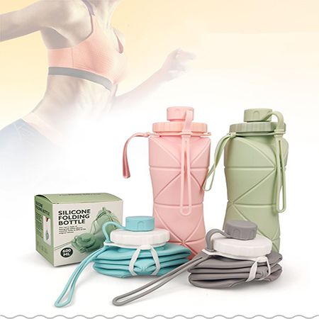 Foldable Water Bottle 600ml - Image 8