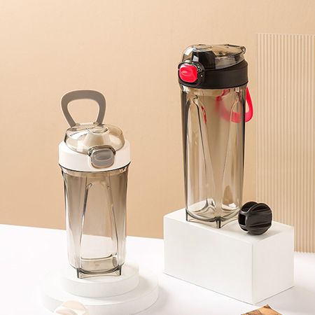 Protein Shaker with Straw - Image 9