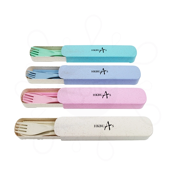 Wheat Straw Cutlery Set - HKBUAS - Image 2