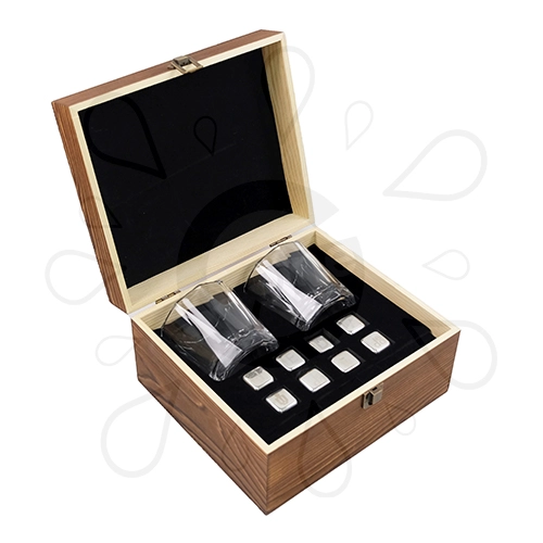 Wine Glass and Ice Wine Stone Gift Set - HKUST - Image 3
