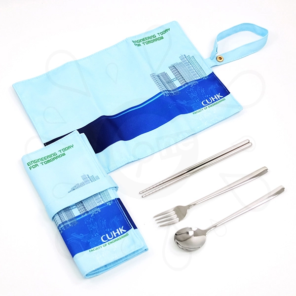Portable Stainless Steel Utensil Set - CUHK - Image 2