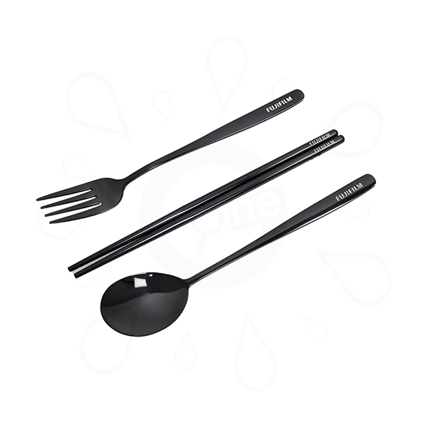 Portable Stainless Steel Utensil Set - Fujifilm - Image 4