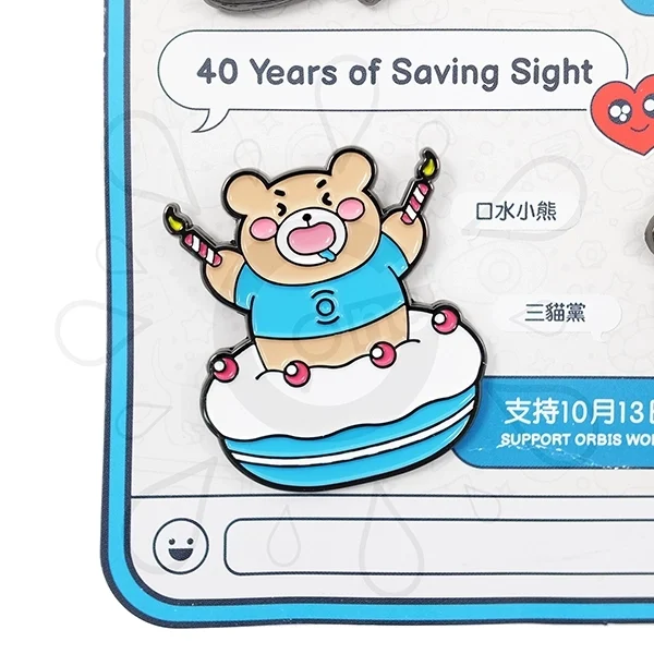 自定金屬徽章(琺瑯工藝) ─ 奧比斯