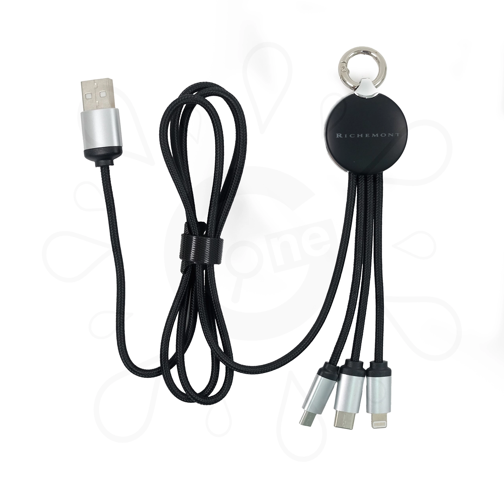 3-in-1 LED Logo Charging Cable - Richemont